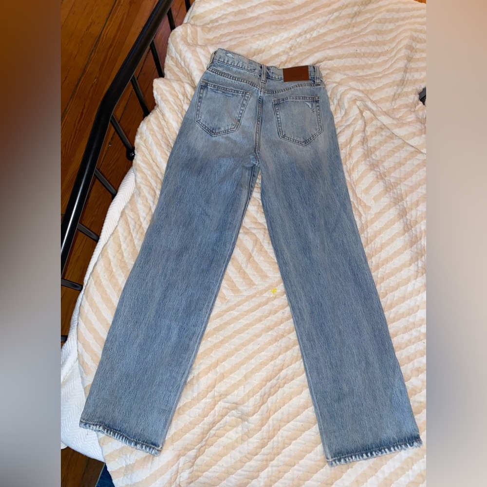 Hidden blue boot cut jeans